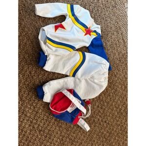 Battat Our Generation 18" Doll Gymnastics Outfit Leotard Pants Bag Stars Stripes